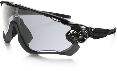 Oakley Jawbreaker Photocromatic Sunglasses - Polished Black, Polished Black